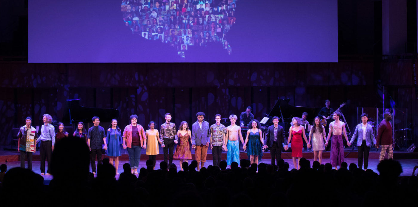 2018 U.S. Presidential Scholars in the Arts taking their bow at the Kennedy Center