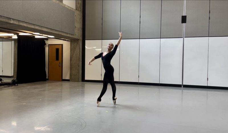 Ballet dancer Courtney McColley