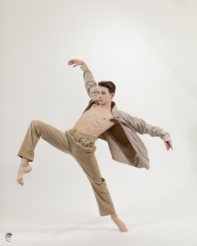 Contemporary dancer Luc Simpson