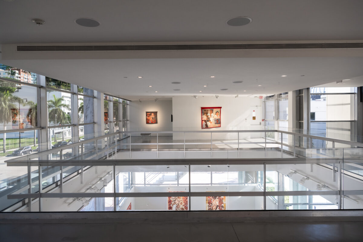 Second floor of the YoungArts Gallery